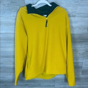 Duck Head Vintage Yellow Fleece Pullover with Half-Zip
